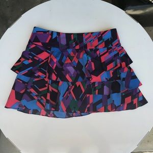 Mini-colorful skirt